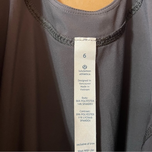 Lululemon | NWT Speedy Runsie Onesie Romper Athletic Workout Grey Size 6 - Picture 2 of 15